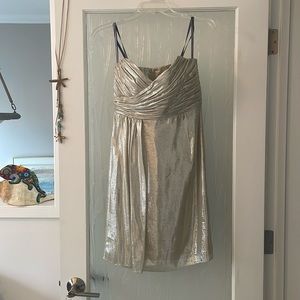 Lavender Label Vera Wang . Gorgeous Champagne/Gold Dress. Fully Lined with Bra🌸